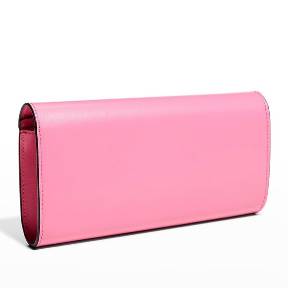 GANNI Banner Recycled Leather Wallet on Chain - Picture 10 of 13